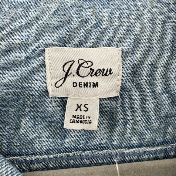NEW J. Crew Classic Button Front Denim Jacket - Picture 3 of 10